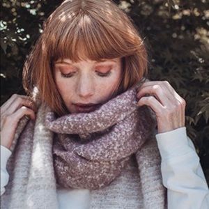NWOT Blush Mer-Sea Fuzzy Scarf